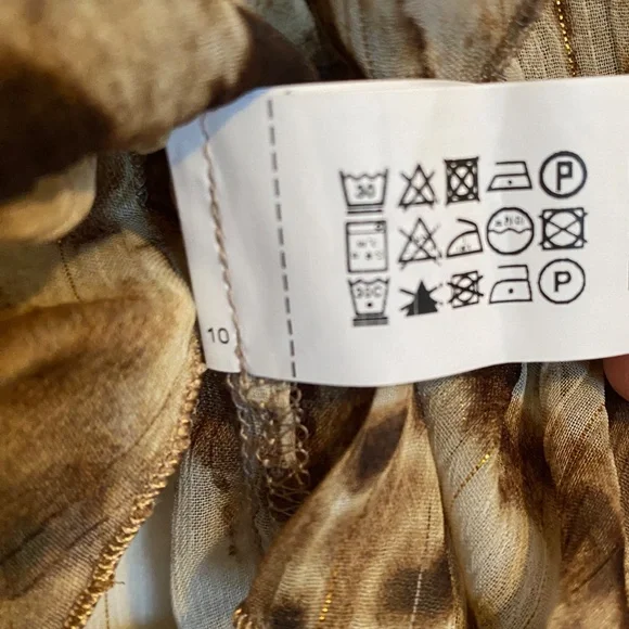 Zara Tie-dye Ruffled Top - Picture 7 of 9